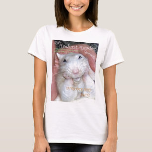 齧歯動物の読者の年四回のワイシャツ2 -背部ロゴの… Tシャツ