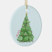 齧歯類クリスマスツリーオーナメント セラミックオーナメント (右)