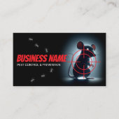 齧歯類有害生物防除除去サービス駆除剤 名刺 (正面)