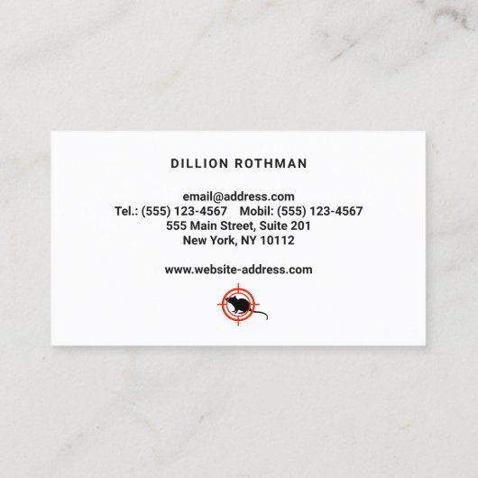 齧歯類駆除剤 名刺 (裏面)