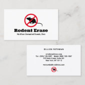 齧歯類駆除剤 名刺 (正面/裏面)