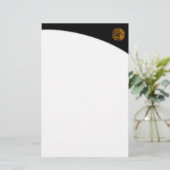 龍とフェニックス文房具 便箋 (スタンド正面)