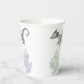 龍と結晶 紙コップ (左)