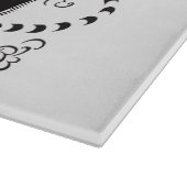 龍と虎の陰陽記号 カッティングボード (角)