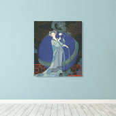 龍の女神（色のリトボ） キャンバスプリント (インサイチュ (ウッドフロア))