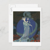 龍の女神(色のリトボ) ポストカード (正面/裏面)