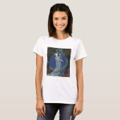 龍の女神(色のリトボ) Tシャツ (正面フル)