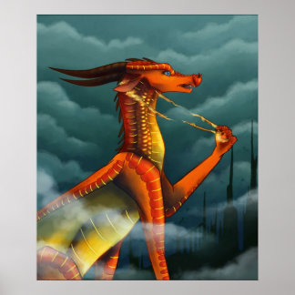 龍の火蓋の危険な翼 ポスター