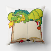 龍の装飾装飾用クッション クッション (裏面)