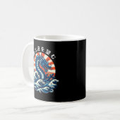 龍は波を望む コーヒーマグカップ (正面左)