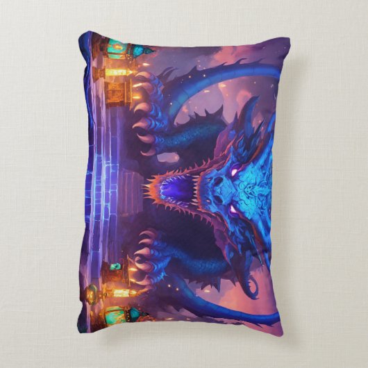 龍ショッピング枕 アクセントクッション (裏面(縦))