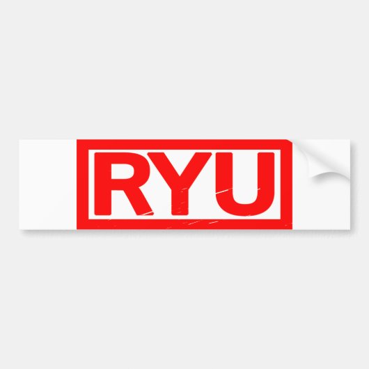龍印 バンパーステッカー (正面)