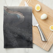 龍商店 – 日本，富士の上を昇る竜 キッチンタオル (四つ折り)