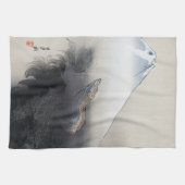 龍商店 – 日本，富士の上を昇る竜 キッチンタオル (横)