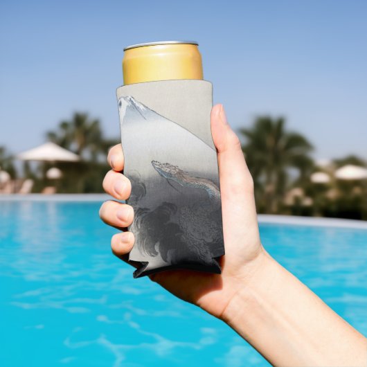 龍商店 – 日本，富士の上を昇る竜 スリム缶クーラー (インサイチュ プール)