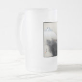 龍商店 – 日本,富士の上を昇る竜 フロストグラスビールジョッキ (正面左)