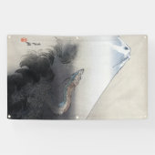 龍商店 – 日本，富士の上を昇る竜 横断幕 (横)