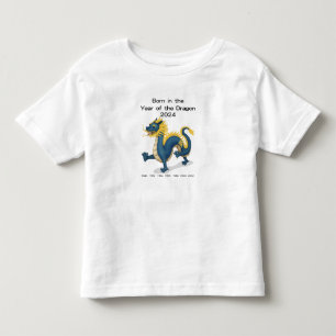 龍年生まれ 2024年 中国の干支 トドラーTシャツ