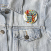 龍日本のと蓮の花 缶バッジ (インサイチュ)