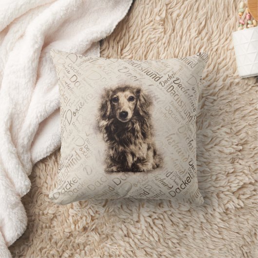 龍毛犬 クッション (ブランケット)