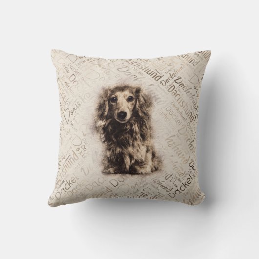 龍毛犬 クッション (裏面)