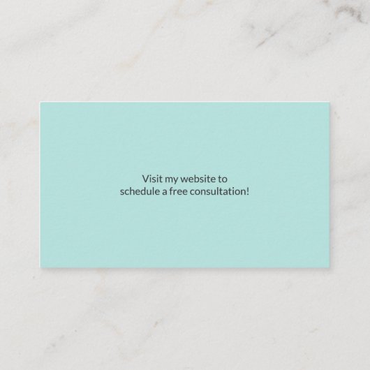 龍毛赤ダシュント |かわいいドキシーの漫画の犬 名刺 (裏面)