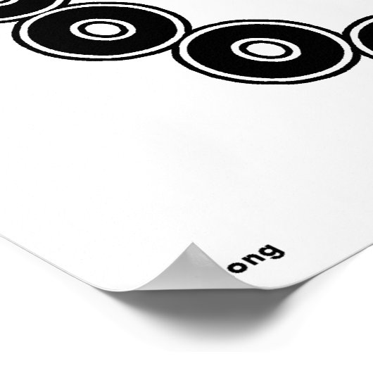 龍猫は長い ポスター (角)