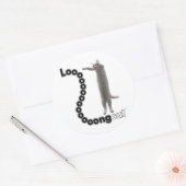 龍猫は長い ラウンドシール (封筒)