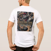 龍神チョッパー: あらゆる形態の達人 トライブレンドTシャツ (裏面)