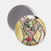 「龍芸者」 マグネット (正面/裏面)