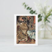 龍虎・国芳・虎・竜・国芳・浮世絵 ポストカード (スタンド正面)