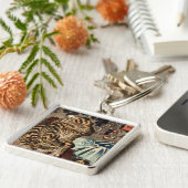 龍虎, 国芳 Tiger & Dragon, Kuniyoshi, Ukiyo-e キーホルダー (側面)