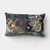 龍虎・豊国・ドラゴン・タイガー・豊国・浮世絵 ランバークッション (裏面)