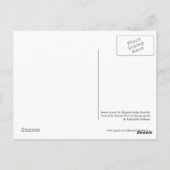 龍谷橋の夕日（北斎） ポストカード (裏面)