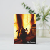 龍釜仏壇供物/ラダック ポストカード (スタンド正面)