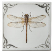 龍飛虫陶磁瓦 タイル (正面)