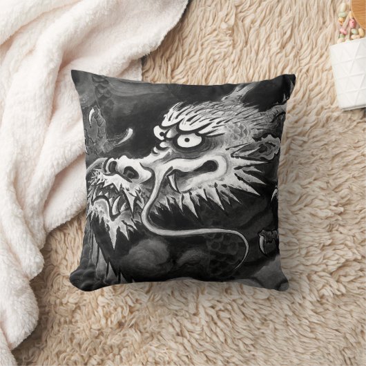 龍 クッション (ブランケット)