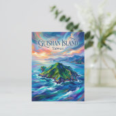 龜山島 台湾 ポストカード (スタンド正面)