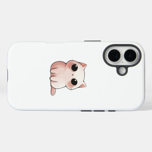 고양이 핸드폰 케이스  Case-Mate iPhoneケース (裏面 (横))