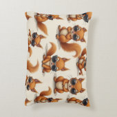 귀여운 다람쥐 쿠션 アクセントクッション (裏面(縦))