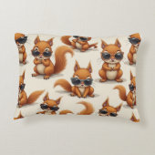 귀여운 다람쥐 쿠션 アクセントクッション (裏面)