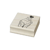 마음을 드려요「私の与えハートよ」韓国のハンドジェスチャー ラバースタンプ (スタンプ)