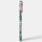 쁘티 핑크 시티 스케이프 | 플로럴 이니셜 모노그램 Case-Mate iPhoneケース (裏面 / 右)