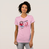 사랑해の韓国人I愛ワイシャツ Tシャツ (正面フル)