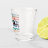 사랑해요韓国のハートSOJUで君を愛している ショットグラス (右)