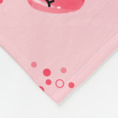 사랑 – 韓国語のLOVE フリースブランケット (角)