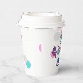 생일 축하해요!ハッピーバースデー韓国パーソナライズされた紙 紙コップ (右)