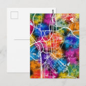 성남시 대한민국 도시 지도 ポストカード (正面/裏面)