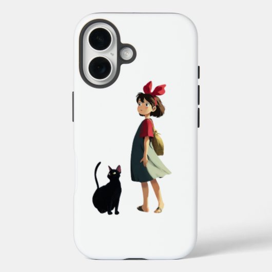 소녀와 고양이 핸드폰  Case-Mate iPhoneケース (裏面)