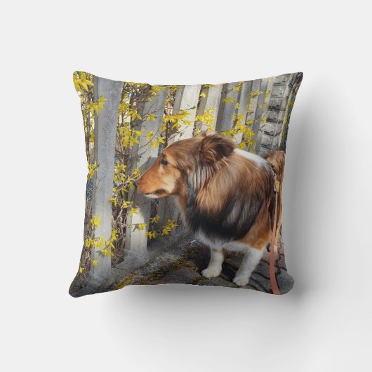 스마일 강아지 얼굴 베개쿠션 クッション (裏面)